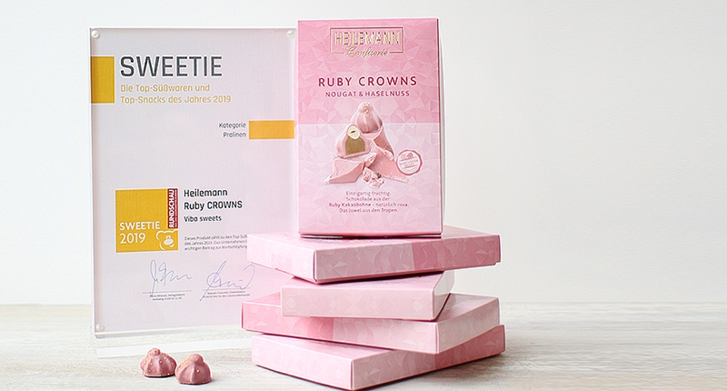 SWEETIE Award und Ruby Crowns Verpackungen