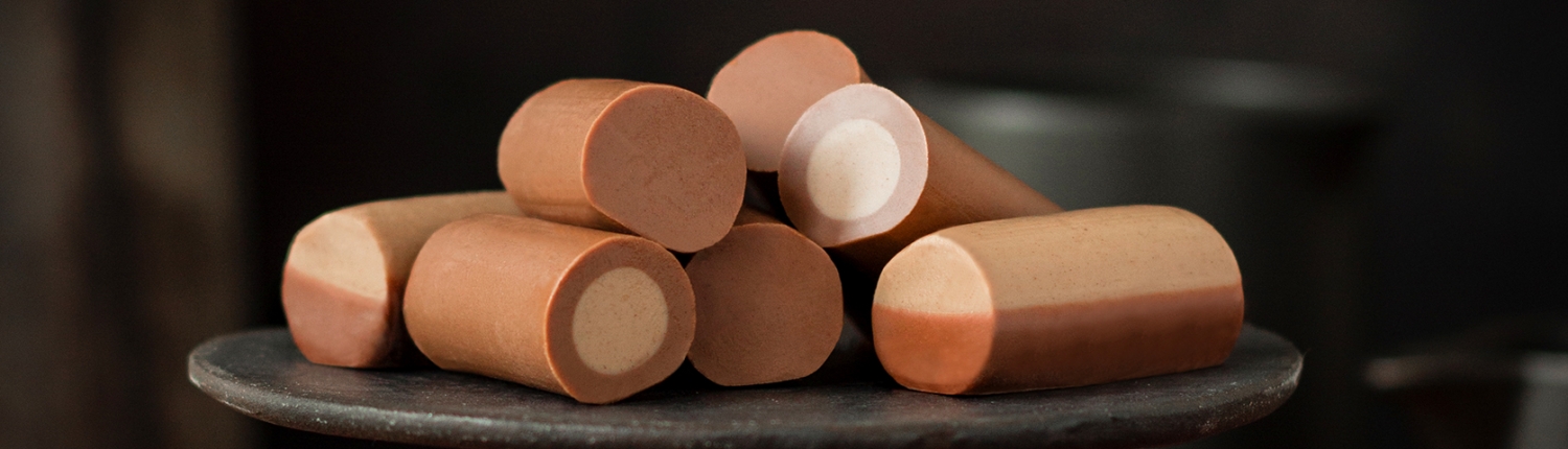 Viba Nougat Minis Viba Nougat Minis auf Etagere