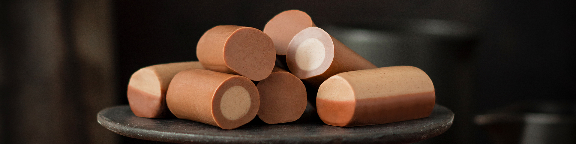 Viba Nougat Minis auf Etagere