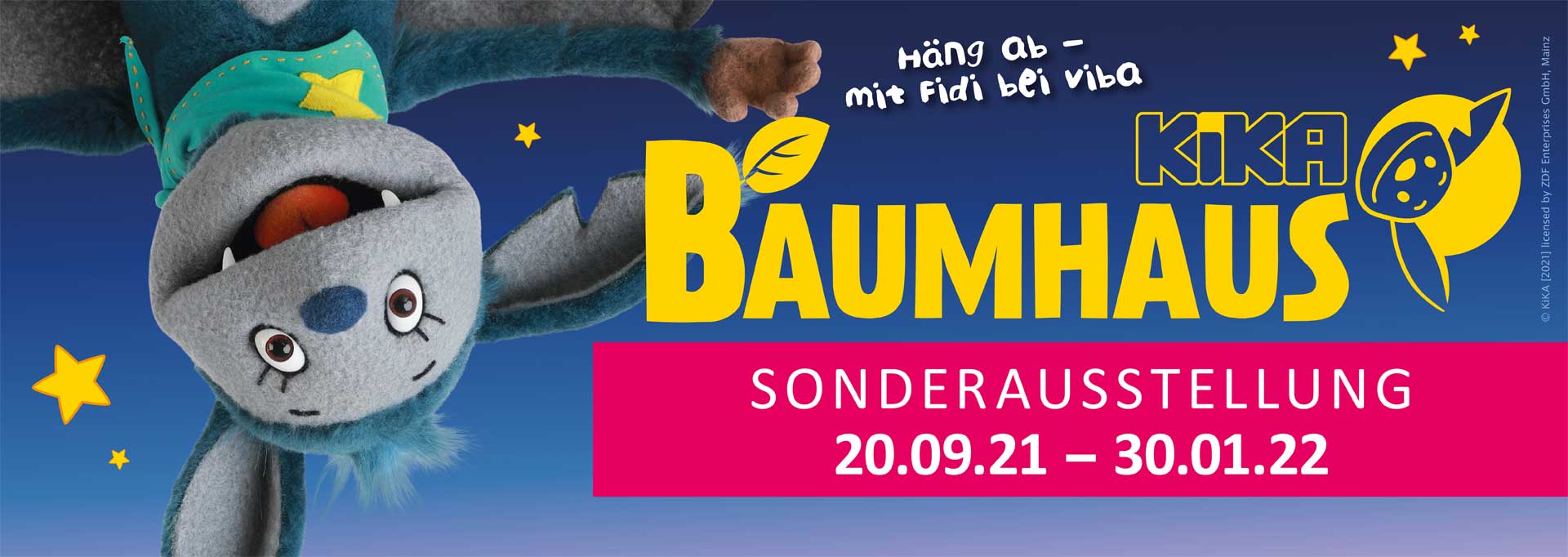 baumhaus-ausstellung KiKA-Baumhaus Sonderausstellung