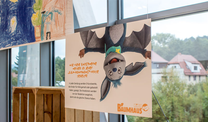 schautafel-ausstellung Schautafel hängt in der Ausstellung