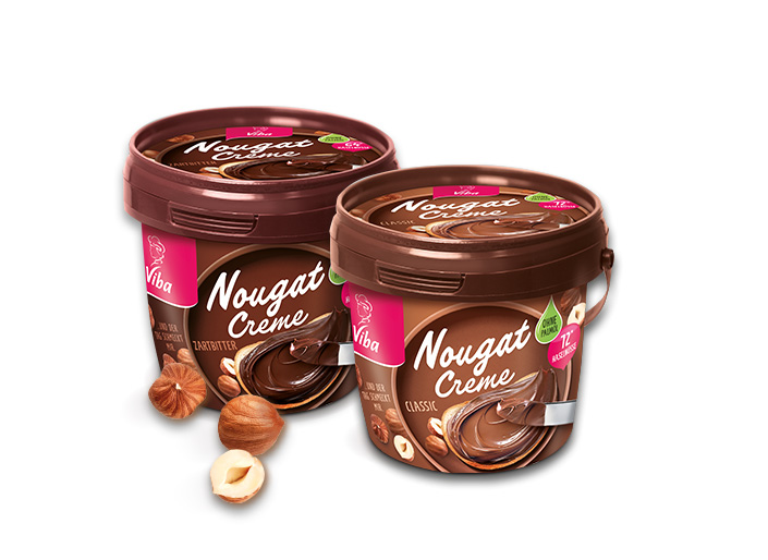 Viba Nougat Creme Classic Zartbitter Viba Nougat Creme CLASSIC und ZARTBITTER
