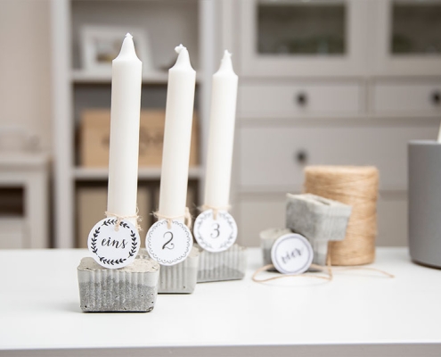 Stylisches Kerzenständer DIY