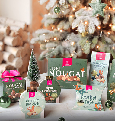 Weihnachten mit Viba Nougat