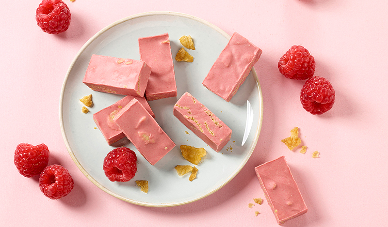 Himbeer-Nougat Himbeer-Nougat von Viba