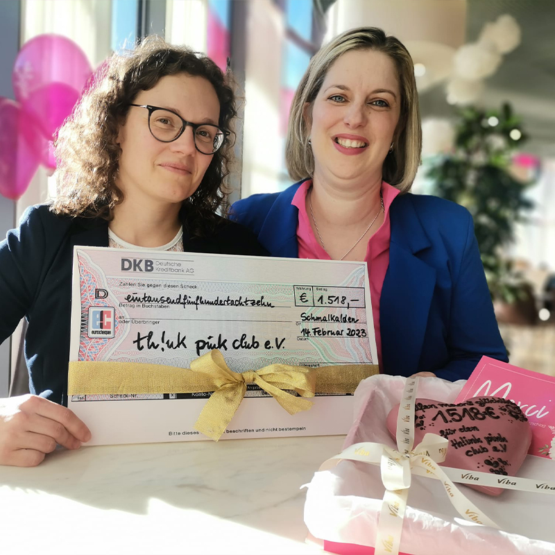 Spendenaktion think pink