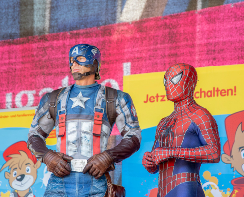 Superhelden Superhelden am Thüringentag
