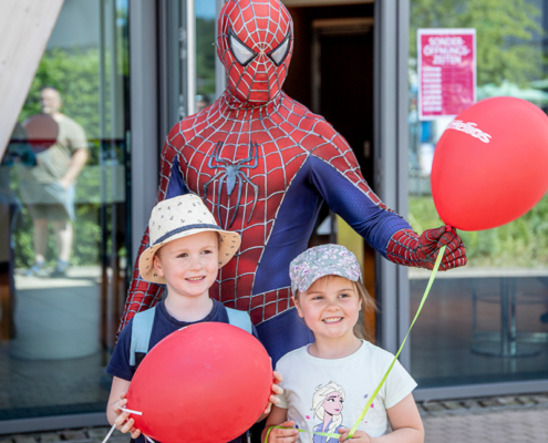 Spiderman Meet and Greet mit Spiderman
