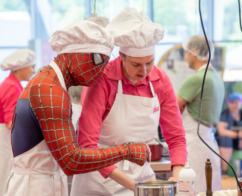 Confiserie-Kurs mit Spiderman Confiserie-Kurs mit Spiderman