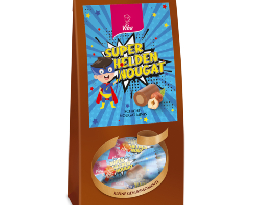 Viba-Superhelden-Nougat-Beutel-blau-fuer-Kinder Viba Superhelden Nougat blau