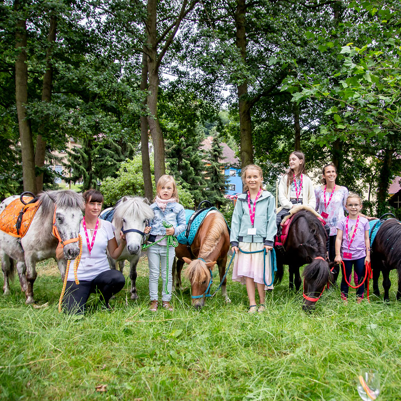 Ponys Ponyreiten im Viba Park