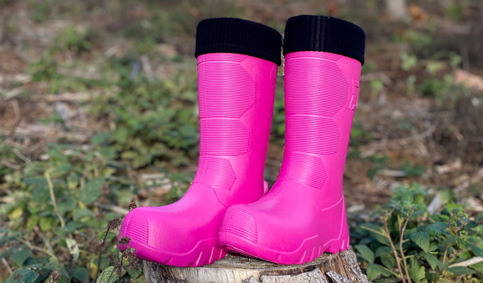 Rosa Gummistiefel Rosa Gummistiefel
