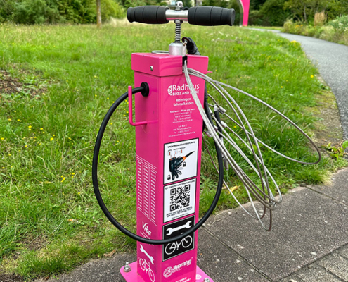 Reparaturstation Fahrrad Fahrradreparaturstation