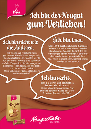 Ich bin der Nougat zum Verlieben Karte Ich bin der Nougat zum Verlieben