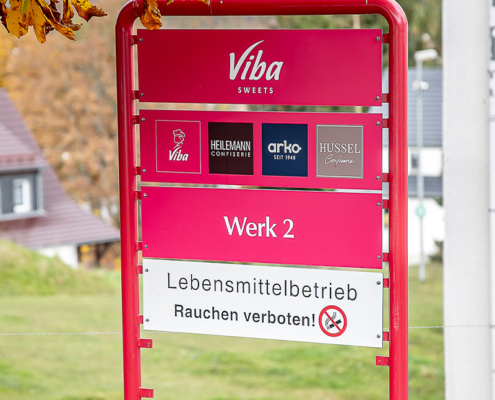 Viba Werk 2 Beschilderung Viba Werk 2