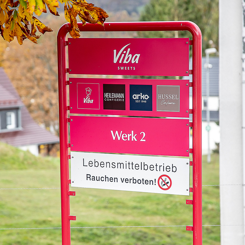Viba Werk 2 Beschilderung Viba Werk 2