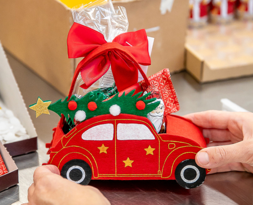 Weihnachtliches Präsent für HUSSEL Weihnachtliches Präsent für HUSSEL