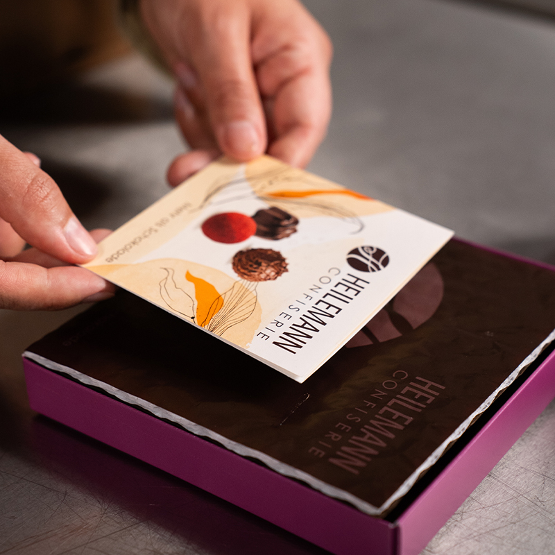 HEILEMANN Pralinen Pralinenschachtel aus der Confiserie HEILEMANN