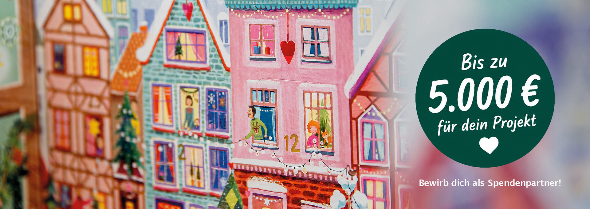 Adventskalender Spendenpartnersuche 2026 Bis zu 5.000 € für dein Projekt